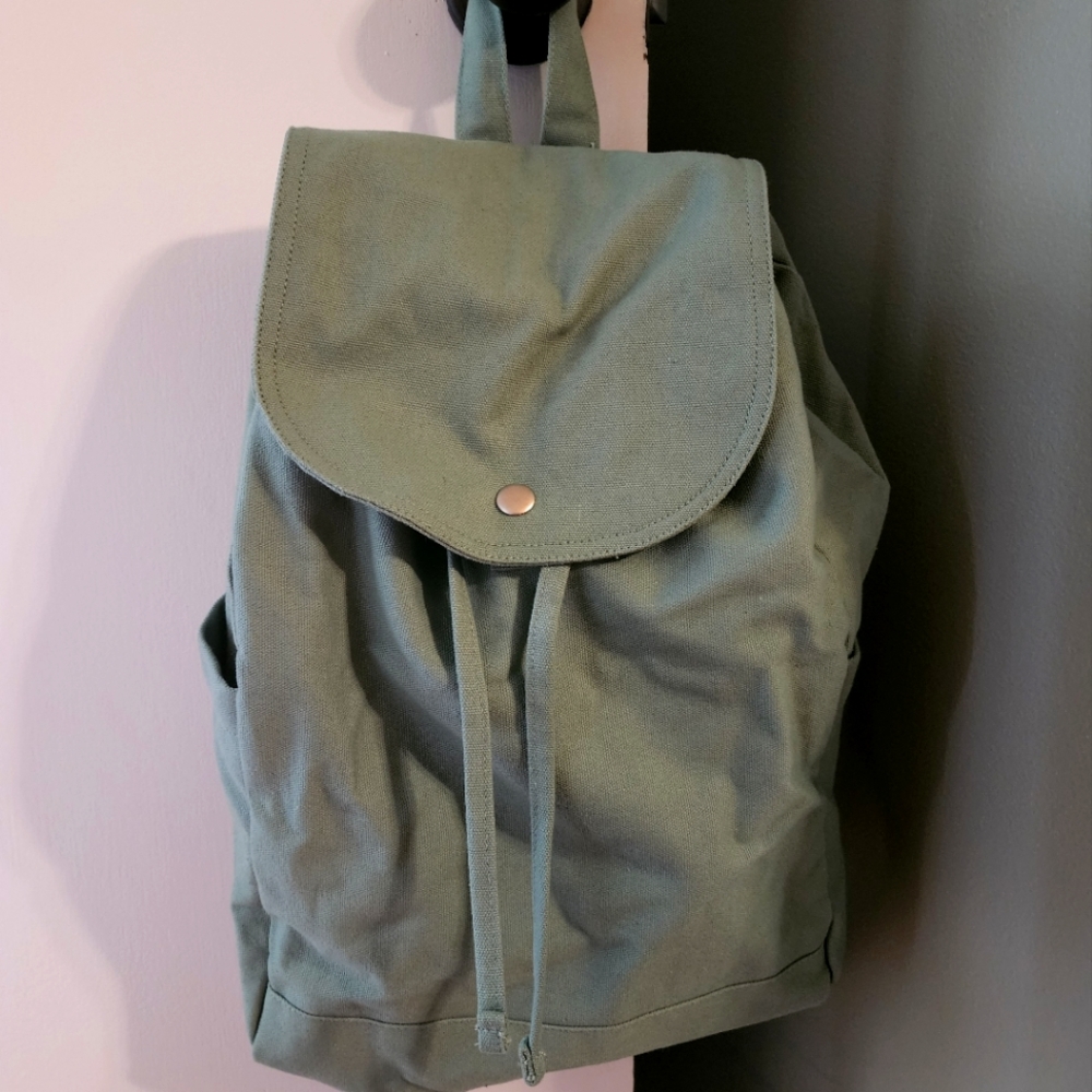 Palm + Perkins Canvas Backpack